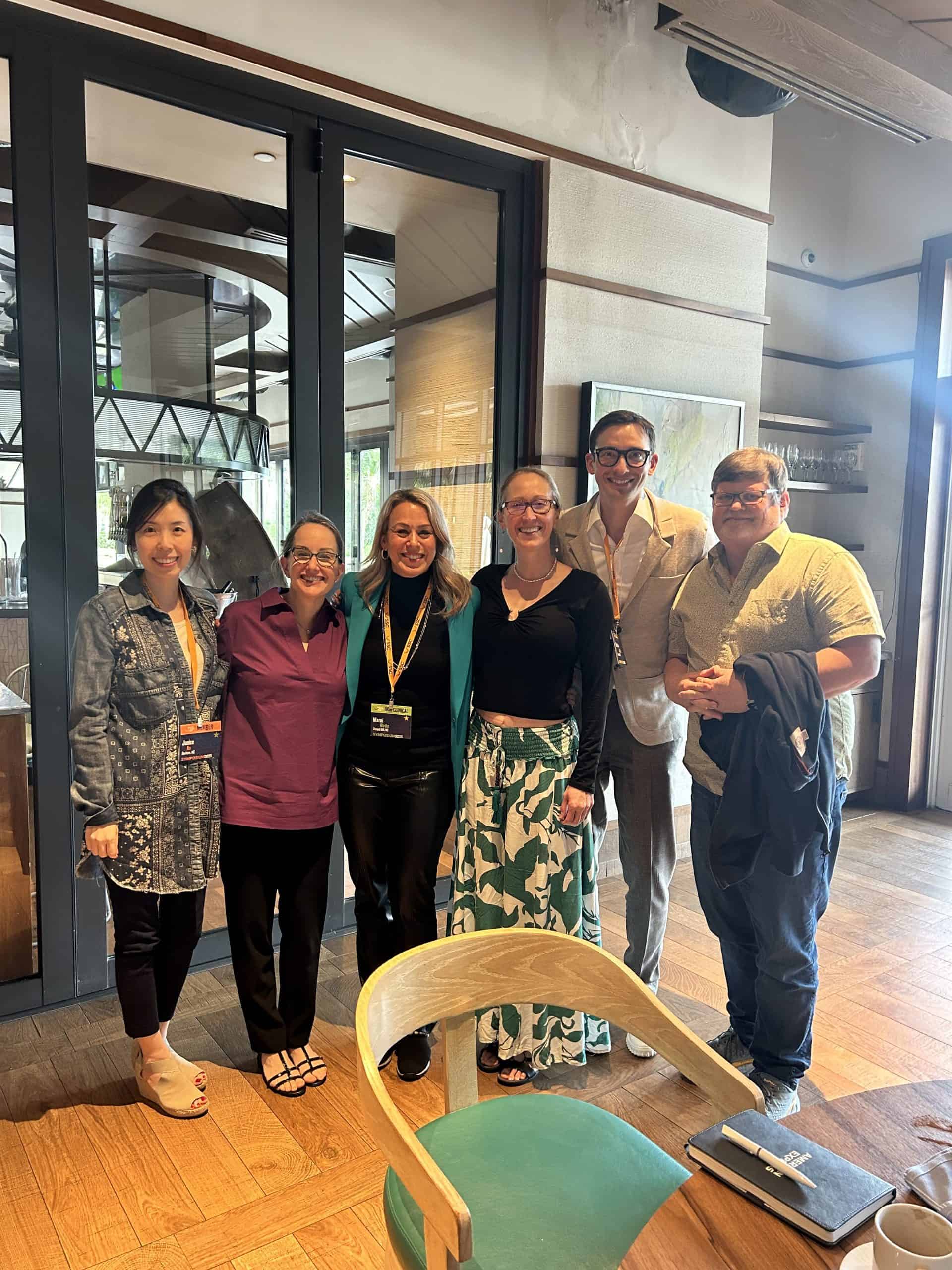 Marni with conference attendees