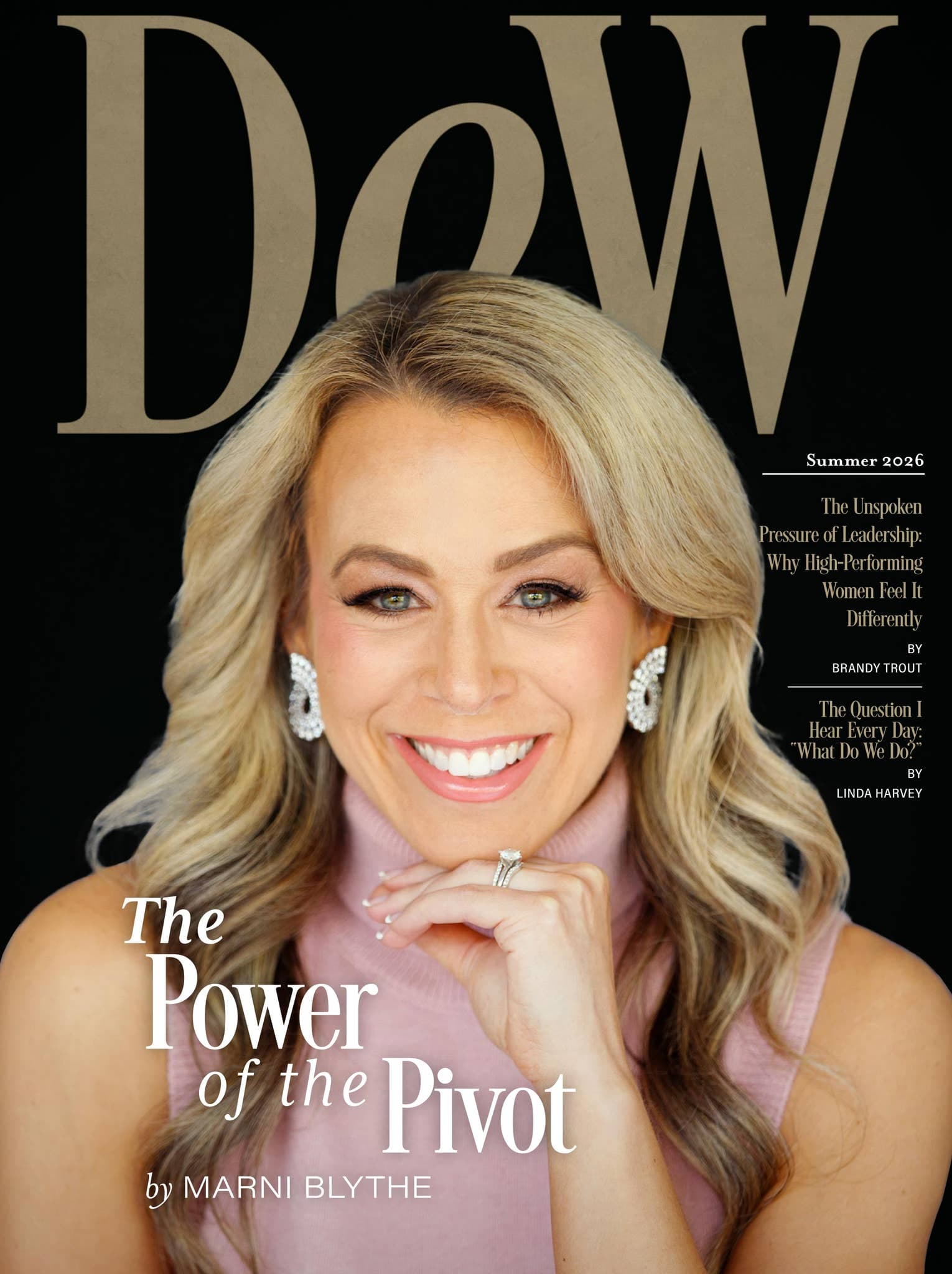Marni Blythe on the cover of Dental Entrepreneur Woman, Summer 2026